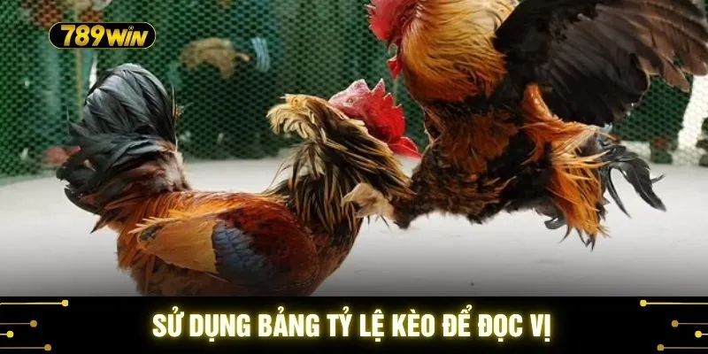 Sử dụng bảng tỷ lệ kèo để đọc vị